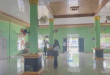 Lapas Banyuasin Bersihkan Masjid Al Amin Sambut Bulan Ramadan