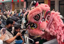 KAI Palembang Meriahkan Imlek dengan Barongsai