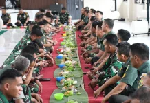 Munggahan Sambut Ramadan, Danrem 044/Gapo ajak Anggota Bersihkan Hati