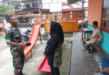 Babinsa Kalidoni Intensifkan Komsos untuk Perkuat Keamanan Sekolah
