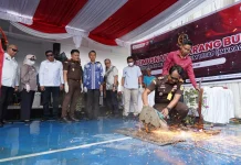 Kejari OKI Musnahkan Barang Bukti Narkotika dan Senpi