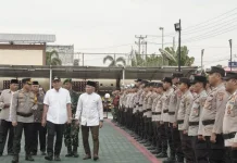 Kapolres OKU Timur Pimpin Apel Siaga Ramadan