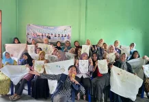 KKN UIN Raden Fatah Galakan Ecoprint di Desa Kencana Mulia
