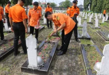 HUT 54, Kantor SAR Palembang Gelar Upacara Tabur Bunga