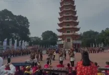 Marching Band Cakrawala Meriahkan Cap Go Meh Pulau Kemaro