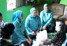 TP PKK Sumsel Door to Door Bantu Lansia di Gandus