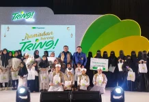Pegadaian Santuni 60 Anak Yatim di Ramadan Bareng Tring! Palembang