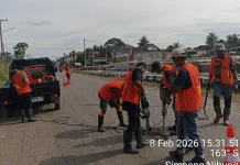 Mudik 2026: Jalan Berlubang di Jalinteng Sumsel-Jambi Sudah Ditutup