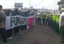 BEM Sumsel Gelar Aksi Damai, Sampaikan Sembilan Tuntutan