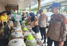 Operasi Ketupat Musi, Polisi Turun Amankan Pasar Palembang
