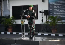 Danrem 044/Gapo Ajak Anggota Lakukan Evaluasi Kinerja