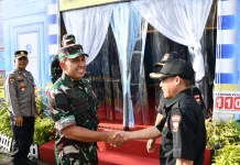 Pastikan Pemudik Aman dan Nyaman, Danrem 044/Gapo Pantau Pos PAM Lebaran Banyuasin