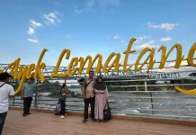Wisata Ayek Lematang, Lahat Dipadati Pengunjung saat Lebaran