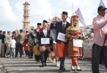 Tradisi Midang Kayuagung Jadi Daya Tarik Lebaran Sarat Makna Budaya