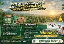 Pemkab Muba Buka Beasiswa Gratis Jadi Ahli Sawit