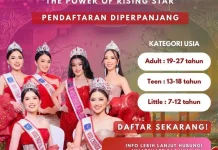 Miss Chinese Indonesia Sumsel 2026 Buka Pendaftaran Lebih Lama