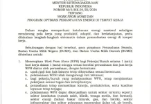 Perkuat Ketahanan Energi, Bupati Muba Instruksikan WFH