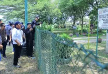Gubernur Tinjau Kebakaran Sumur Minyak Ilegal di Muba