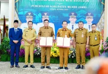 Tanda Tangani MoU, Muba dan Muaro Jambi Perkuat Pelayanan Publik