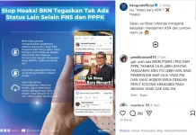 Cek Fakta, Hoaks Status Baru PNS dan PPPK