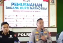 Polres OKI Musnahkan 927 Gram Sabu dari Pengedar di Tulung Selapan