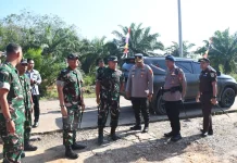 Kolaborasi TNI dan Pemda, Danrem 044/Gapo Dampingi Pangdam II/Swj Tinjau Lahan Yon TP