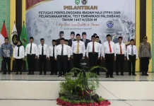 PPIH Embarkasi Palembang Siap Kerja Ektra Berangkatkan Jemaah Haji