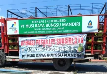 Operasi Pasar di Empat Lawang, Pertamina Salurkan 560 Tabung LPG 3 Kg