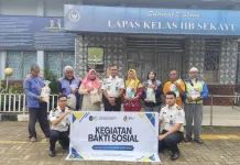 Hari Bhakti Pemasyarakatan, Lapas Sekayu Salurkan Bantuan