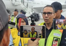 Kloter Perdana Haji Embarkasi Palembang Berangkat ke Tanah Suci