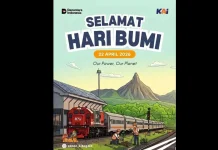 Hari Bumi, KAI Palembang Perkuat Transportasi Hijau