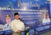 Herman Deru Resmikan Perbaikan Jalan Strategis PALI
