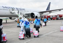 Kloter 3 Embarkasi Palembang Berangkat ke Madinah