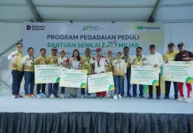 Tring! Golden Run 2026, Pegadaian Salurkan Donasi Rp1,25 M