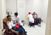 Pastikan Pelayanan Prima, KAI Palembang Periksa Kesehatan Pegawai