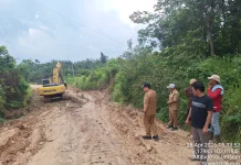 Pemkab Muba Kebut Perbaikan Jalan Mekar Jaya