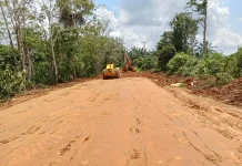 Lumpur Disingkirkan, Jalan Mekar Jaya Muba Siap Dikeraskan