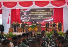 Pangdam II Sriwijaya Kunjungi Brigif Yon TP 46 SC Perkuat Soliditas Prajurit
