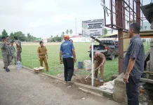 Pemerintah Tingkat Kecamatan Pasang Plang Aset Pemda