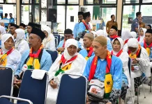 Embarkasi Palembang Tuntaskan Keberangkatan Jemaah Haji Gelombang Pertama