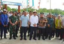 Pangdam II/Sriwijaya Dampingi Menkopolkam RI Tinjau Kampung Nelayan Sungsang