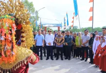 Menko Polkam Tinjau Kampung Nelayan Sungsang Banyuasin