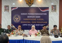 Cegah Narkoba, BNK dan FKPD Banyuasin Gelar Penyuluhan di Lapas