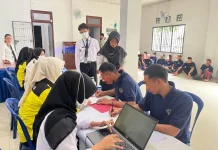 Napi dan Petugas Tes Urine Serentak di Lapas Banyuasin
