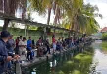 Ratusan Pemancing Ramaikan Lomba Gurami HUT ke-1343 Palembang