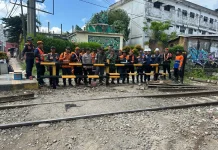 KAI Divre III Tutup Lima Perlintasan Liar di Sumsel