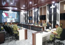 Kasdam Sriwijaya Ikuti Evaluasi Tata Tuksat Brigif dan Yonif TNI AD
