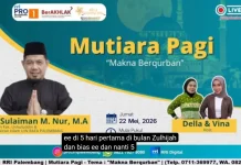 Berkurban Sebagai Momentum Menumbuhkan Keikhlasan dan Kepedulian Sosial