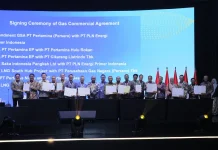 PT. Pertamina Hulu Rokan dan PT Pertamina EP Tandatangani Perjanjian Jual Beli Gas