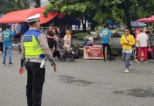 Giat Strong Point Pagi, Upaya Polres OKU Ciptakan Kamseltibcarlantas